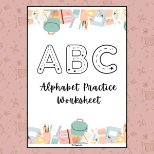 Alphabet Practice Worksheet (A-Z) (digital)