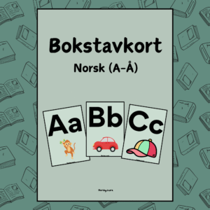 Bokstavkort (A-Å) (digitalt)