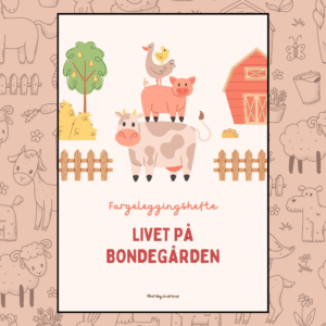 Fargelegging - Livet på bondegården (digitalt)