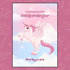 Fargelegg - Enhjørninger (digitalt)